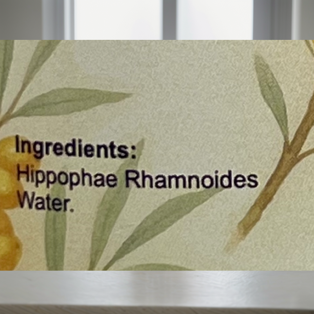 Sea Buckthorn Hydrosol Mist by Garna – Botanical face & hair mist for 250 ml