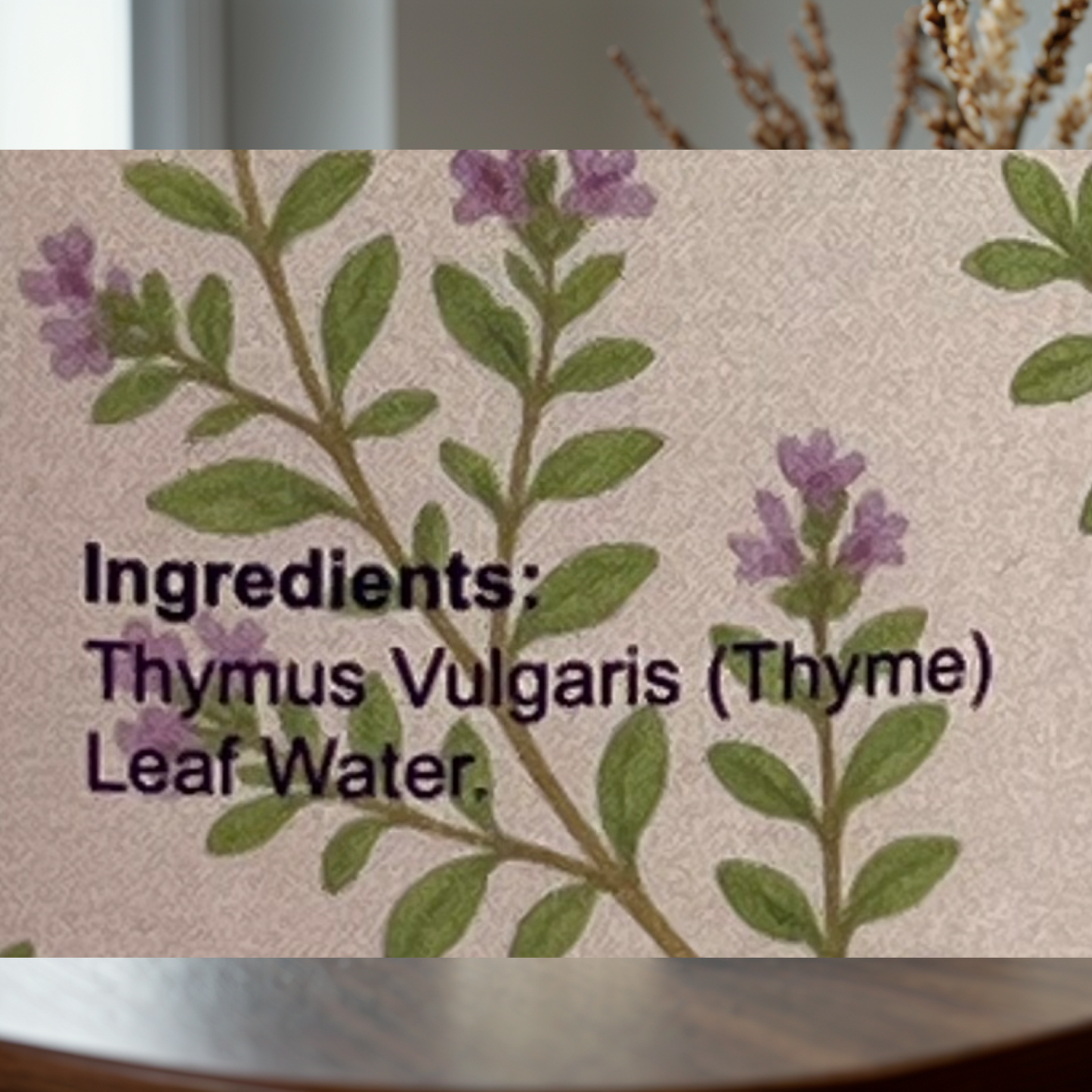 Thyme Hydrosol Mist by Garna – Botanical face & hair mist for daily use 250 ml