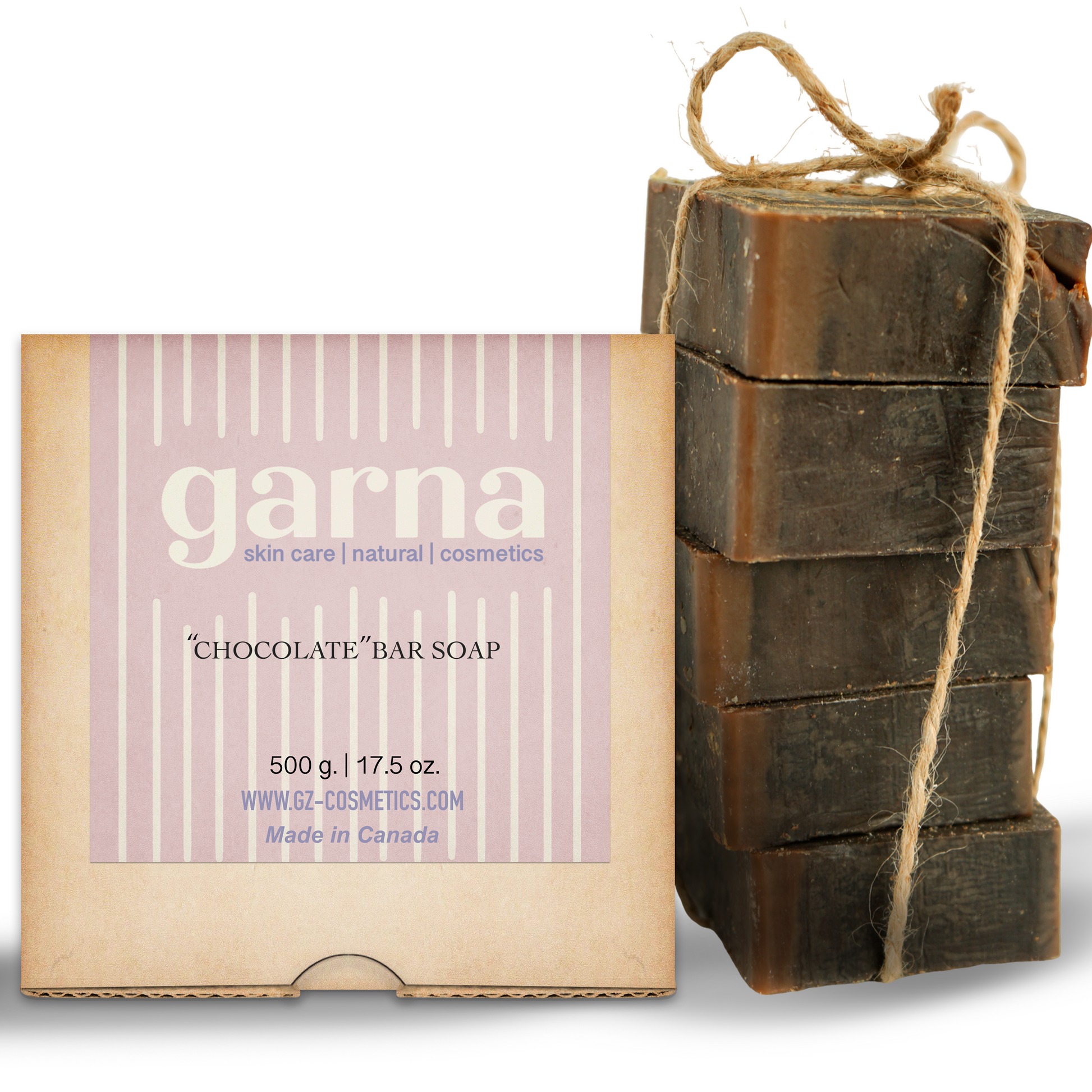 Chocolate Soap by Garna (500g), handmade soap – warm cocoa scent, photo 1