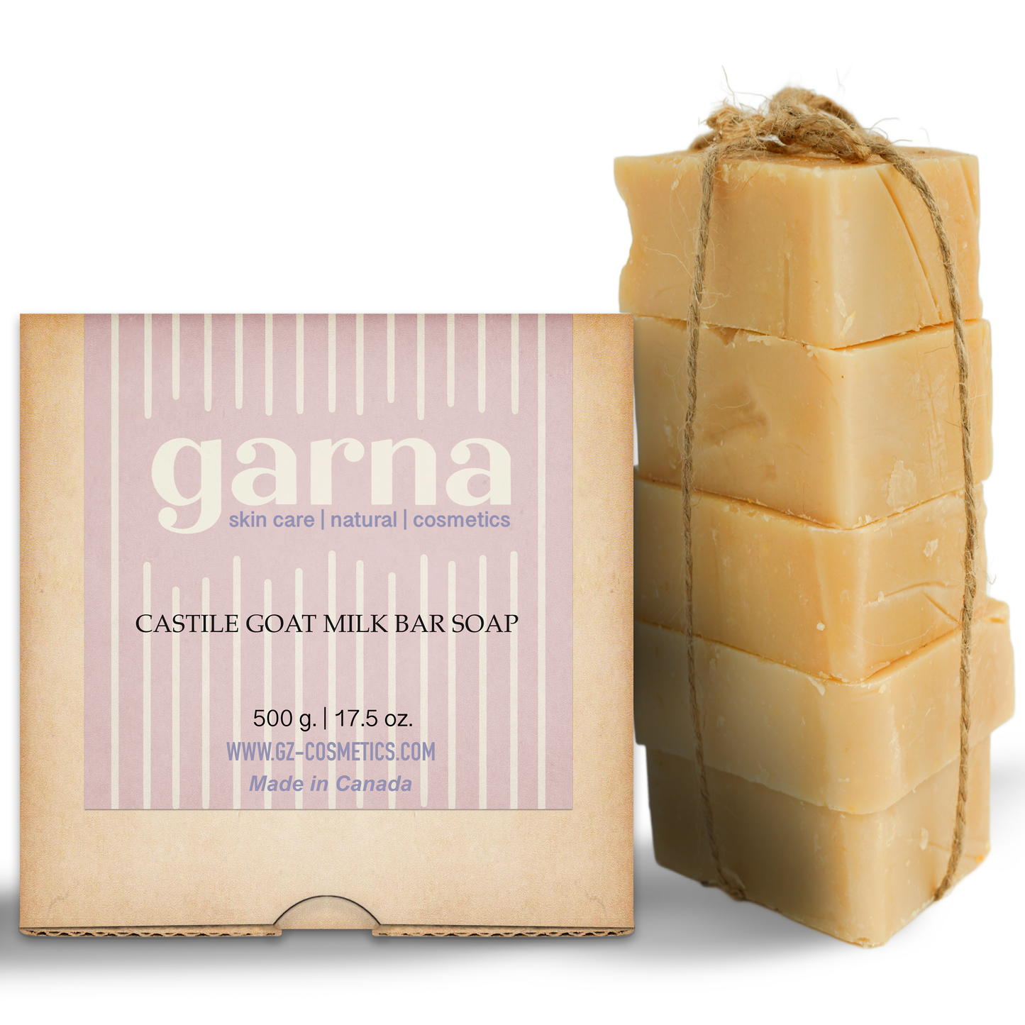 Goat Milk Soap by Garna (500g), handmade soap – fresh, clean scent, photo 1