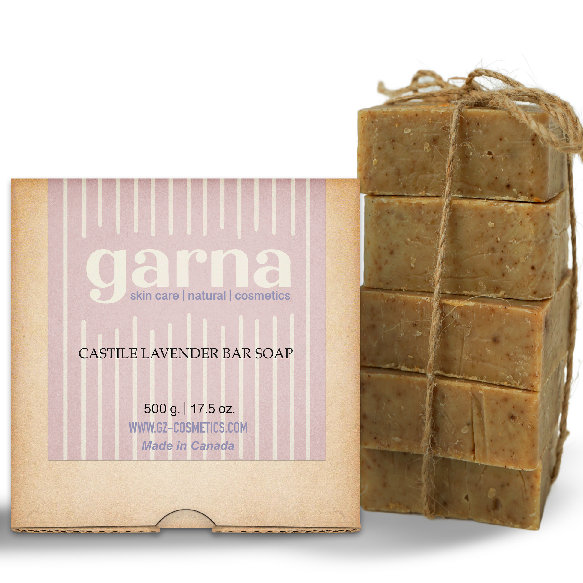 Lavender Soap by Garna (500g), handmade soap – soft lavender scent, photo 1