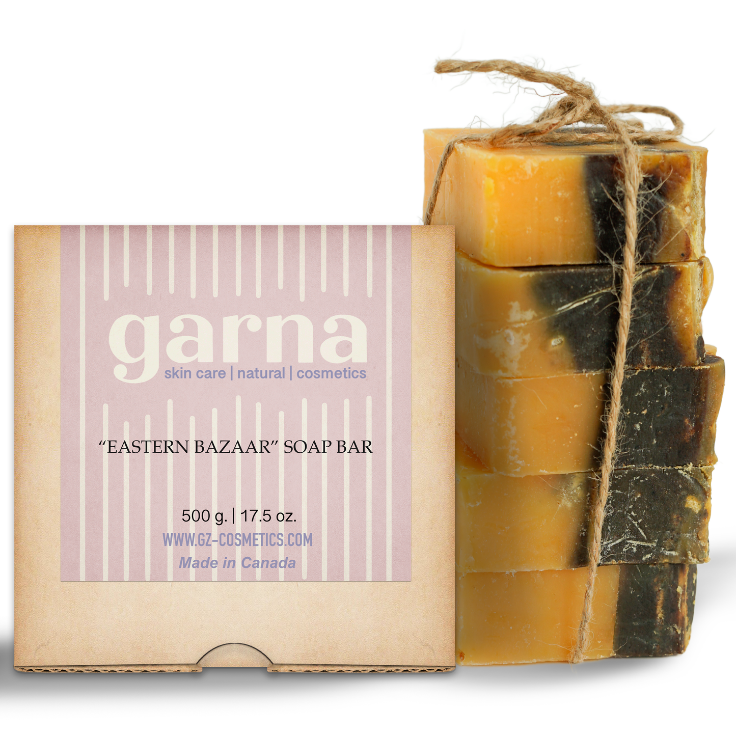 Exfoliating Soap by Garna (500g), handmade soap – warm spiced scent, photo 1