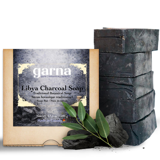 Charcoal Soap by Garna – Clean modern handmade soap for bath and shower