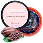 Garna Chocolate Moroccan Black Beldi Soap 3.5 oz: Peel Off Mask & Gommage Body Cleanser, Vegan Skincare