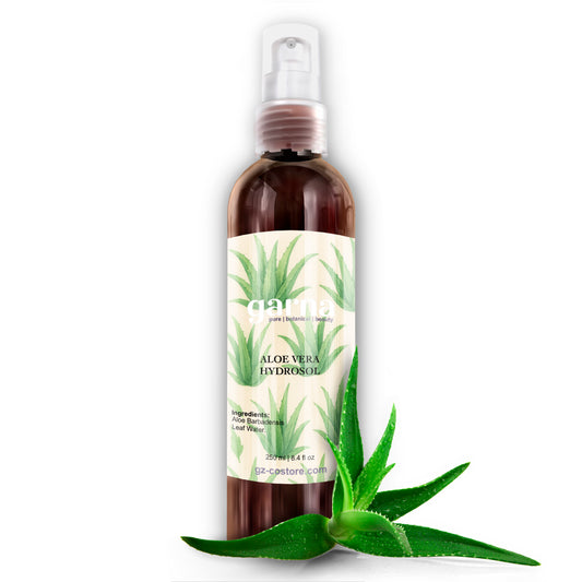 Aloe Hydrosol Mist 250ml for Face & Hair by Garna, botanical product photo