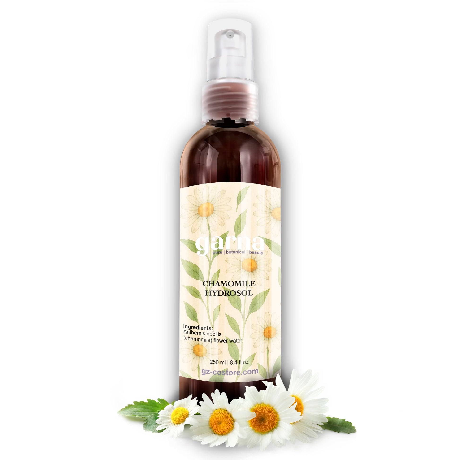 Garna Chamomile hydrosol mist 250 ml bottle