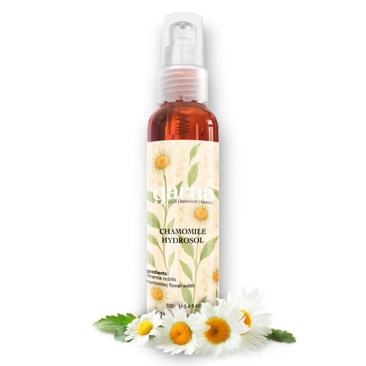 Chamomile Water 100 ml Hydrosol Mist by Garna – light botanical mist for face and hair