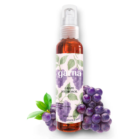 Grape Water 100 ml Hydrosol Mist by Garna – refreshing botanical mist for daily face