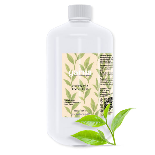 Green Tea Hydrosol Water by Garna – 32 oz botanical water in a simple botanical hydrosol by Garna
