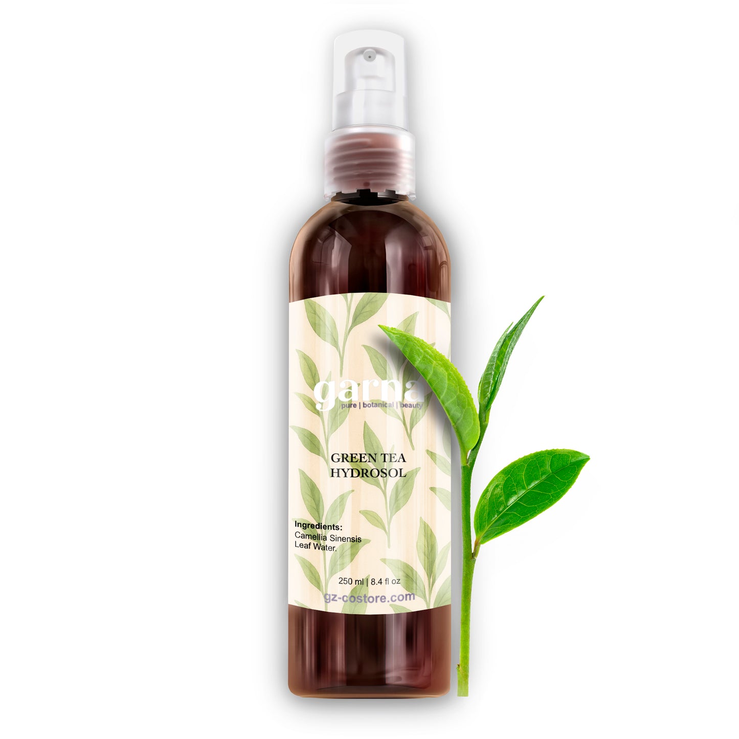 Garna Green Tea hydrosol 250 ml bottle