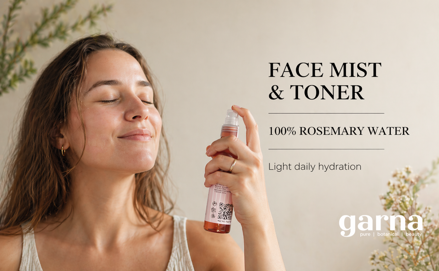 Hydrolat de romarin de Garna – 946 ml