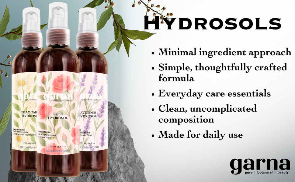 Thyme Hydrosol Mist by Garna – Botanical face & hair mist for daily use 250 ml