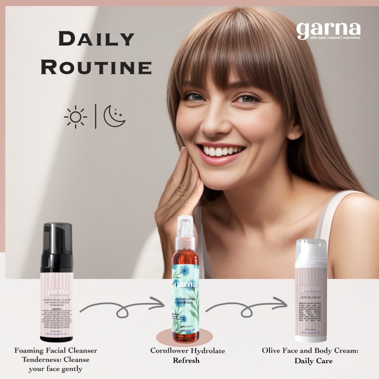 Cornflower Hydrosol by Garna – hydrosol floral water