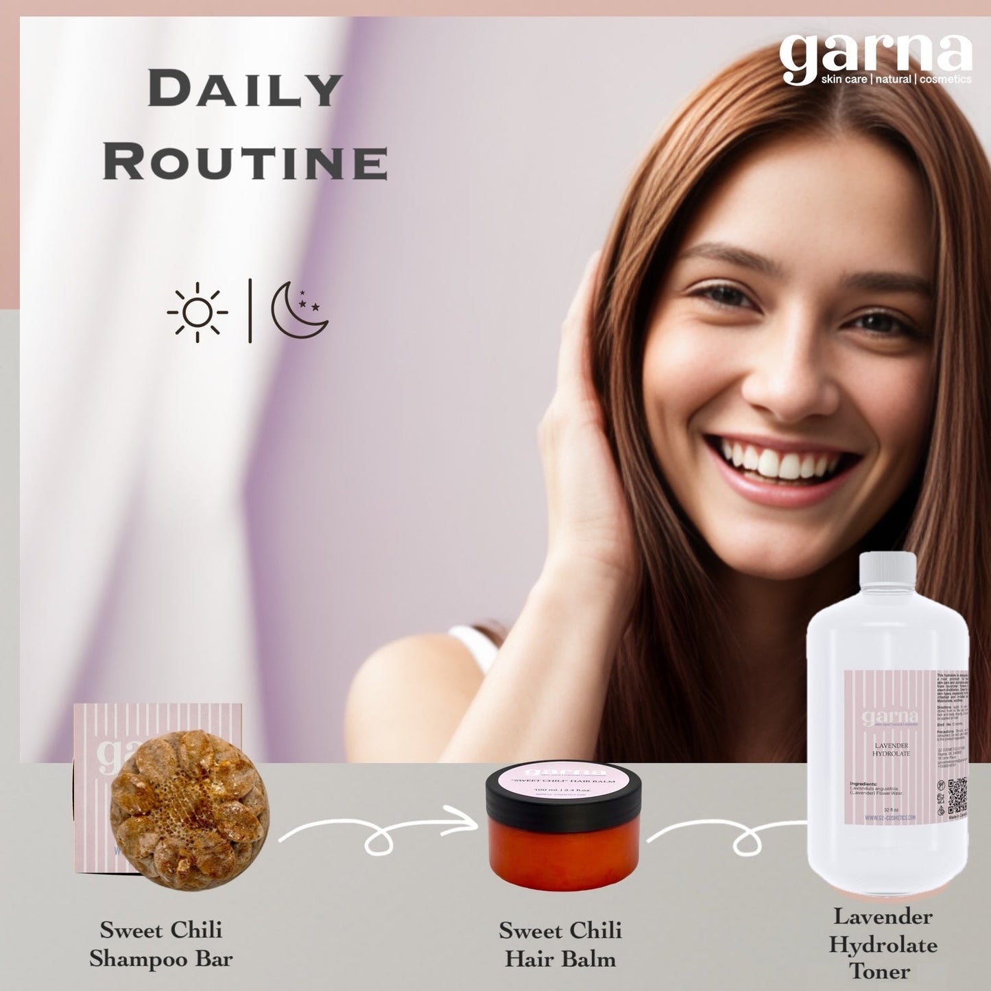 Lavender Hydrosol Water by Garna, 32 oz (940 ml) bottle – floral-herbal aroma, photo 6