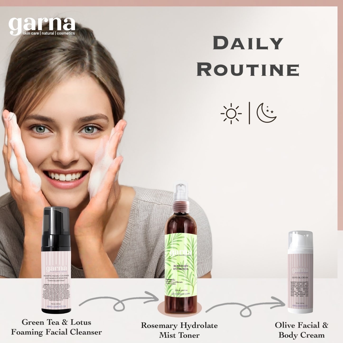 Sea Buckthorn Hydrosol Mist by Garna – Botanical face & hair mist for 250 ml