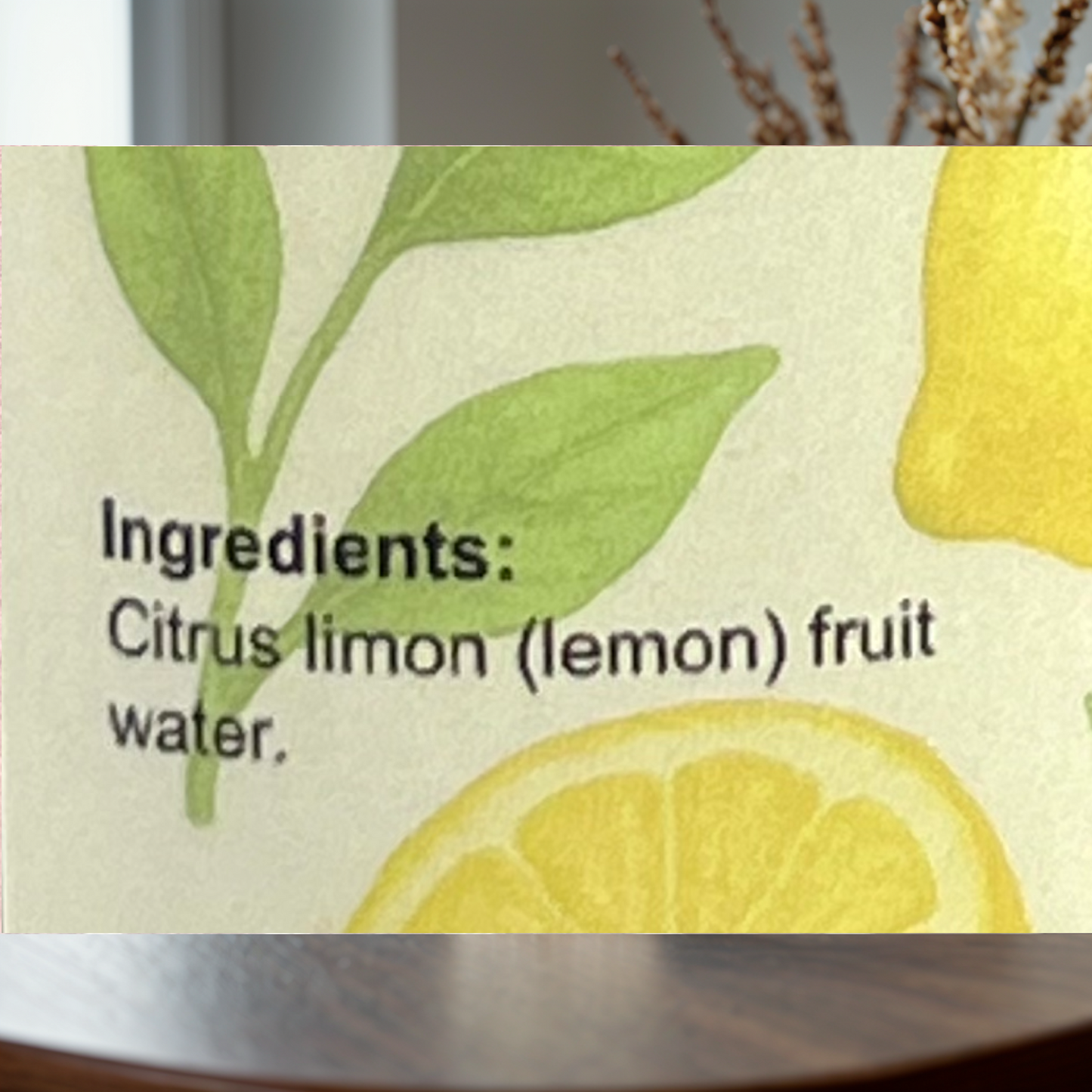 Lemon Hydrosol Mist by Garna – fresh citrus mist for an easy daily routine 250 ml