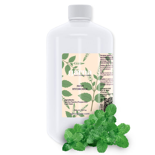 Mint Hydrosol Hydrosol Water by Garna, 32 oz bottle, botanical hydrosol water