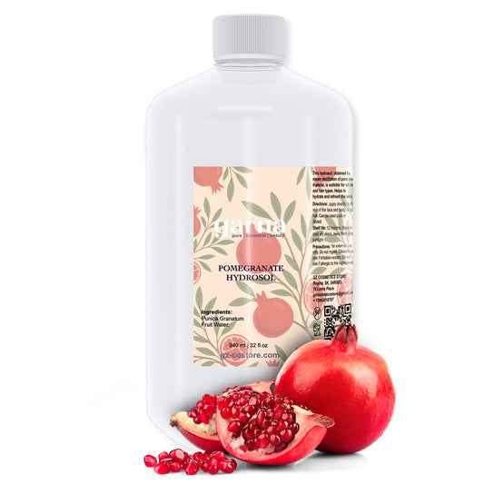 Pomegranate Hydrosol Hydrosol Water by Garna, 32 oz bottle, botanical hydrosol water