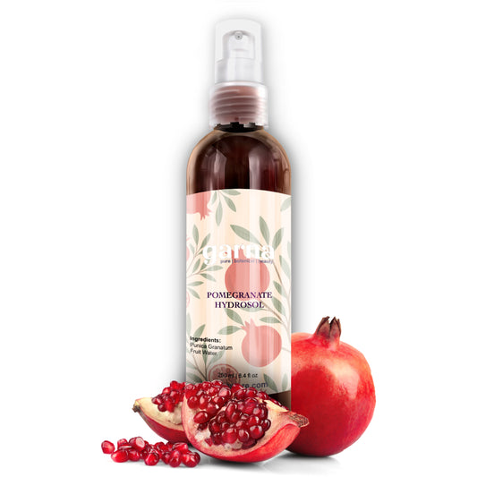 Garna Pomegranate Hydrosol Mist by Garna – Botanical face & hair mist for daily 250 ml botanical skincare by Garna