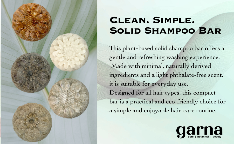 Black Cumin Solid Shampoo by Garna (100g) – solid shampoo bar, photo 8