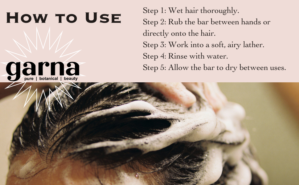 Sea Salt Solid Shampoo by Garna (100g) – solid shampoo bar, photo 9