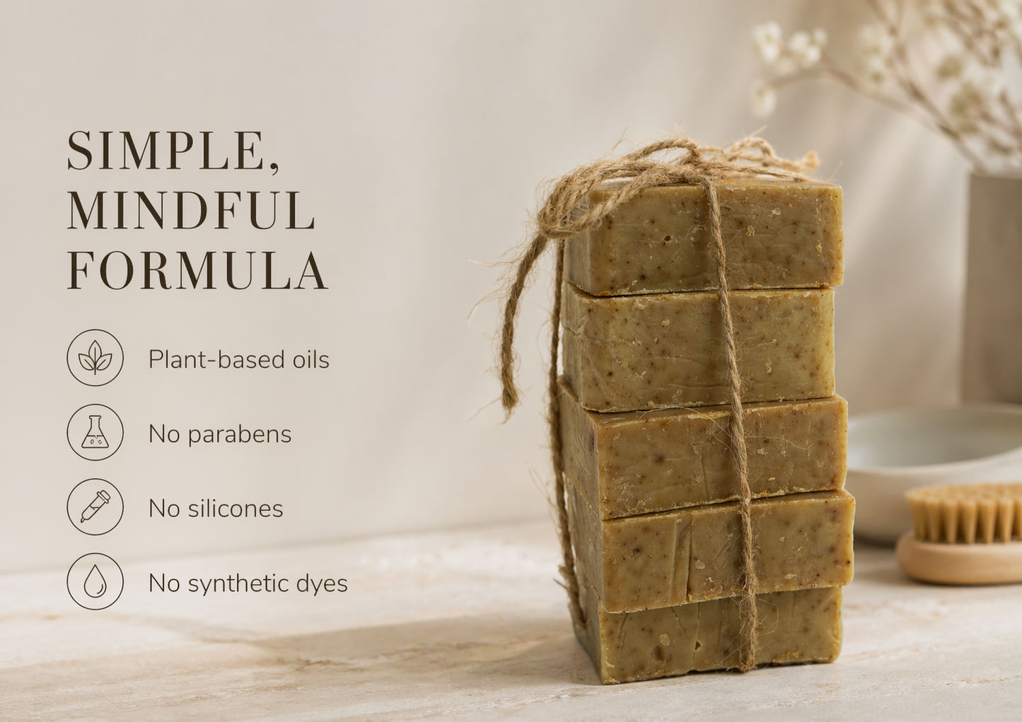 Goat Milk Soap by Garna – Castile-style handmade soap with a fresh, clean