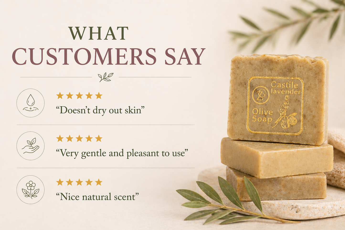 Exfoliating Soap Bar by Garna – Eastern Bazaar scent with a gentle scrub
