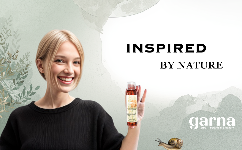 Snail mucin facial toner by Garna, 100 ml skincare toner – photo 7