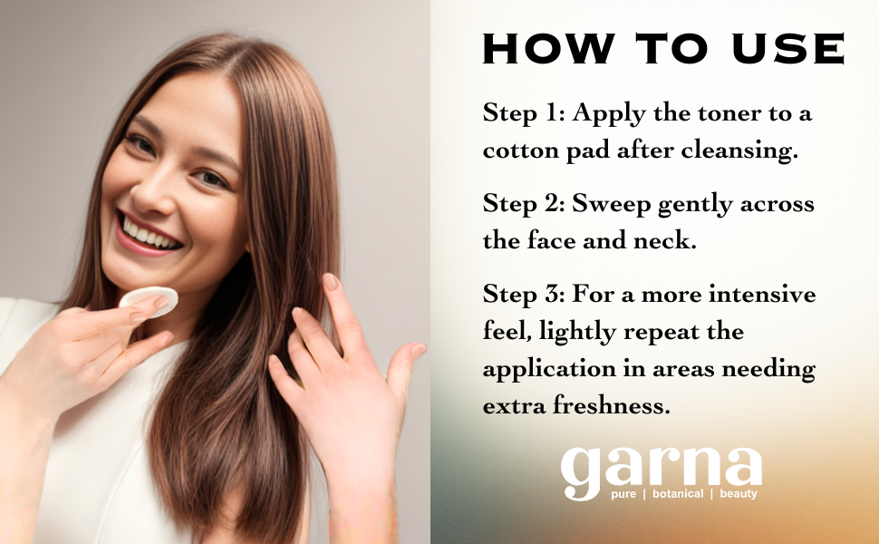 Snail mucin facial toner by Garna, 100 ml skincare toner – photo 9