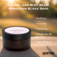 Garna Laurel & Mint Beldi Moroccan Black Soap 3.5 oz, Exfoliating Body Peeling with Bay Leaves and Olives - Traditional Hammam Spa Skin Care for Cleansing and Refreshing