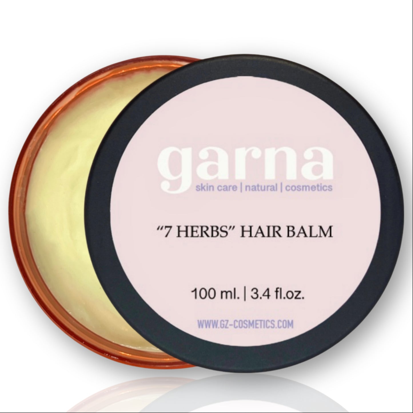 Garna Herbal Hair Conditioner: Seven Herbs 3.4 fl oz - Nourishing Hair Mask