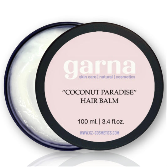 Coconut Paradise Hair Balm by Garna (100g) – creamy hair conditioner balm, photo 1
