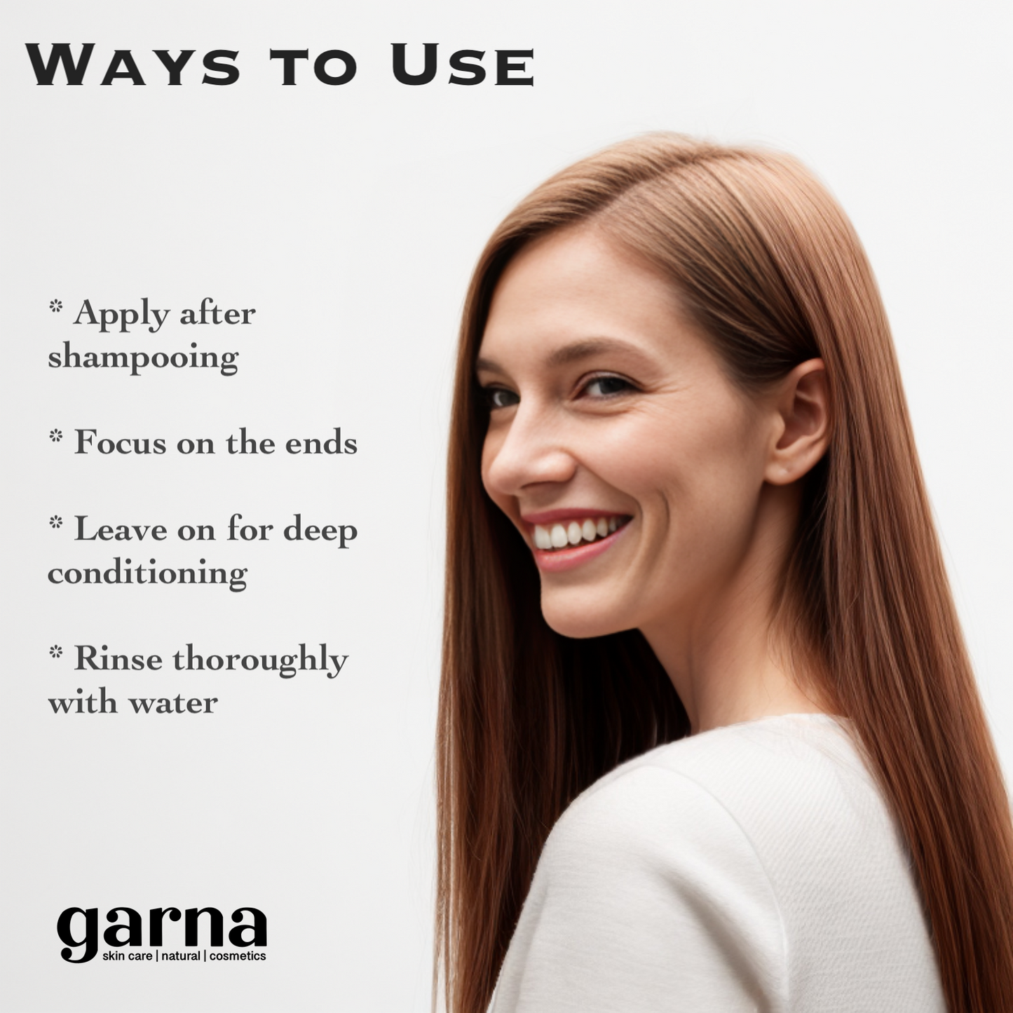 Garna Herbal Hair Conditioner: Seven Herbs 3.4 fl oz - Nourishing Hair Mask