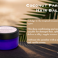 Baume capillaire Coconut Paradise 100 ml : masque revitalisant et nourrissant en profondeur | Convient à tous les types, y compris les cheveux abîmés avec pointes fourchues.