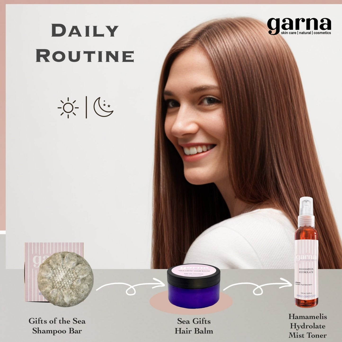 Sea Gifts Hair Balm by Garna (100g) – creamy hair conditioner balm, photo 6