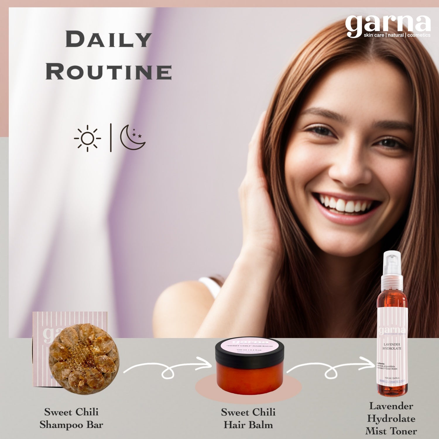 Sweet Chili Hair Balm by Garna (100g) – creamy hair conditioner balm, photo 6