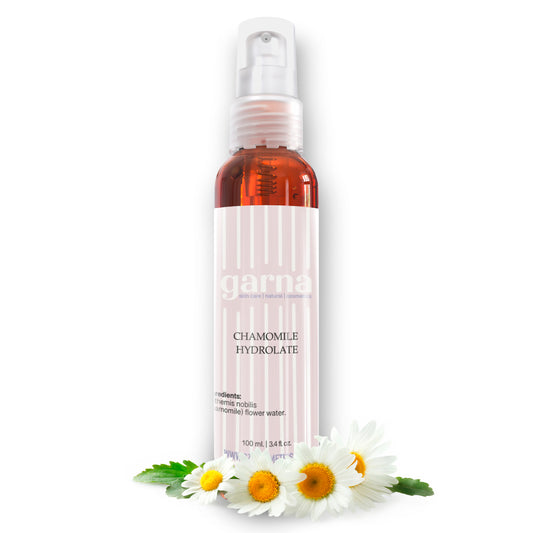 Garna Chamomile Flower Water - 3.4 fl oz Aromatherapy Skin & Hair Hydrating Mist