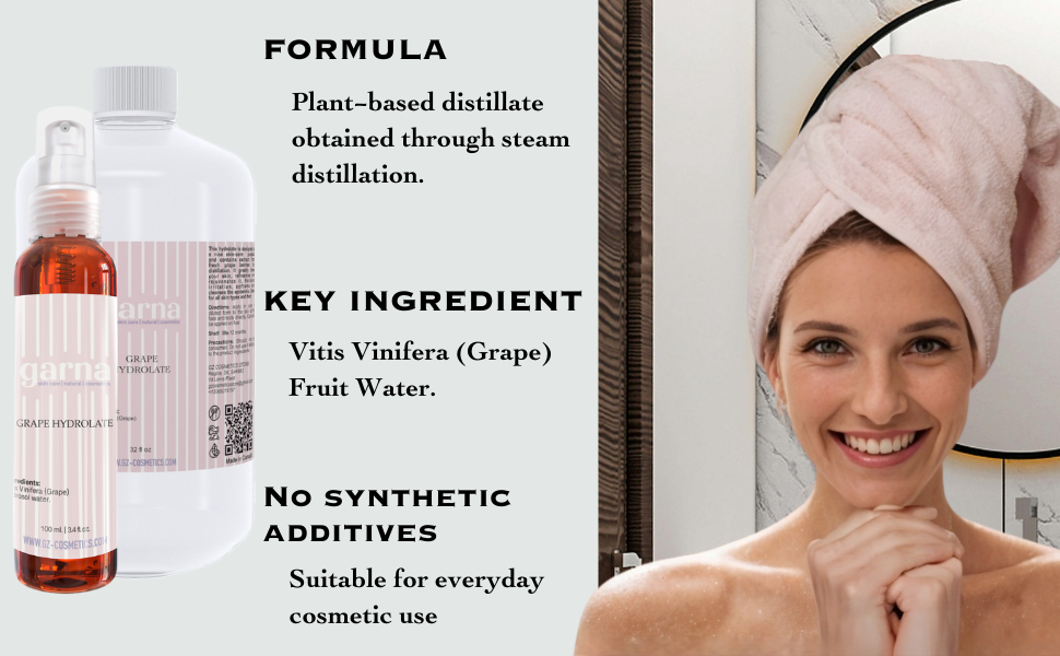 Grape Hydrosol by Garna – hydrosol floral water