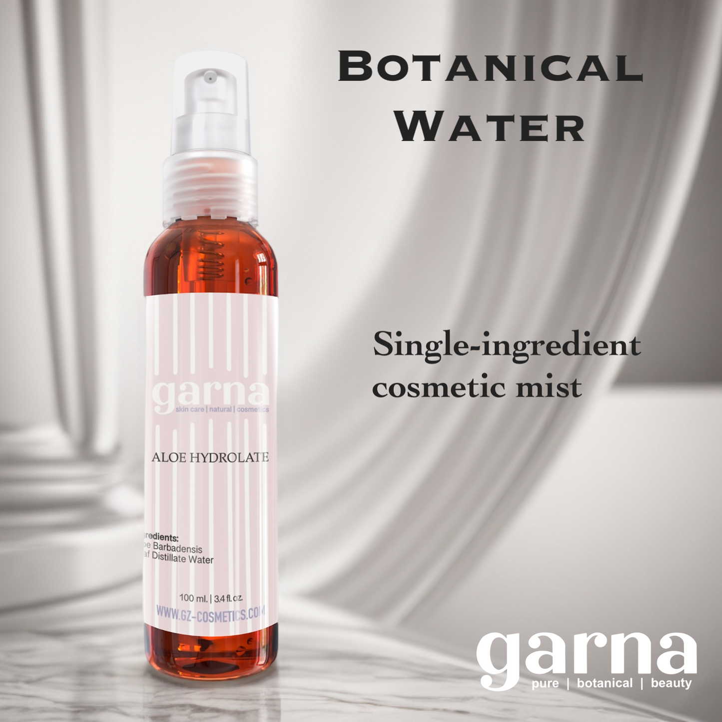 Aloe Hydrosol by Garna – hydrosol floral water