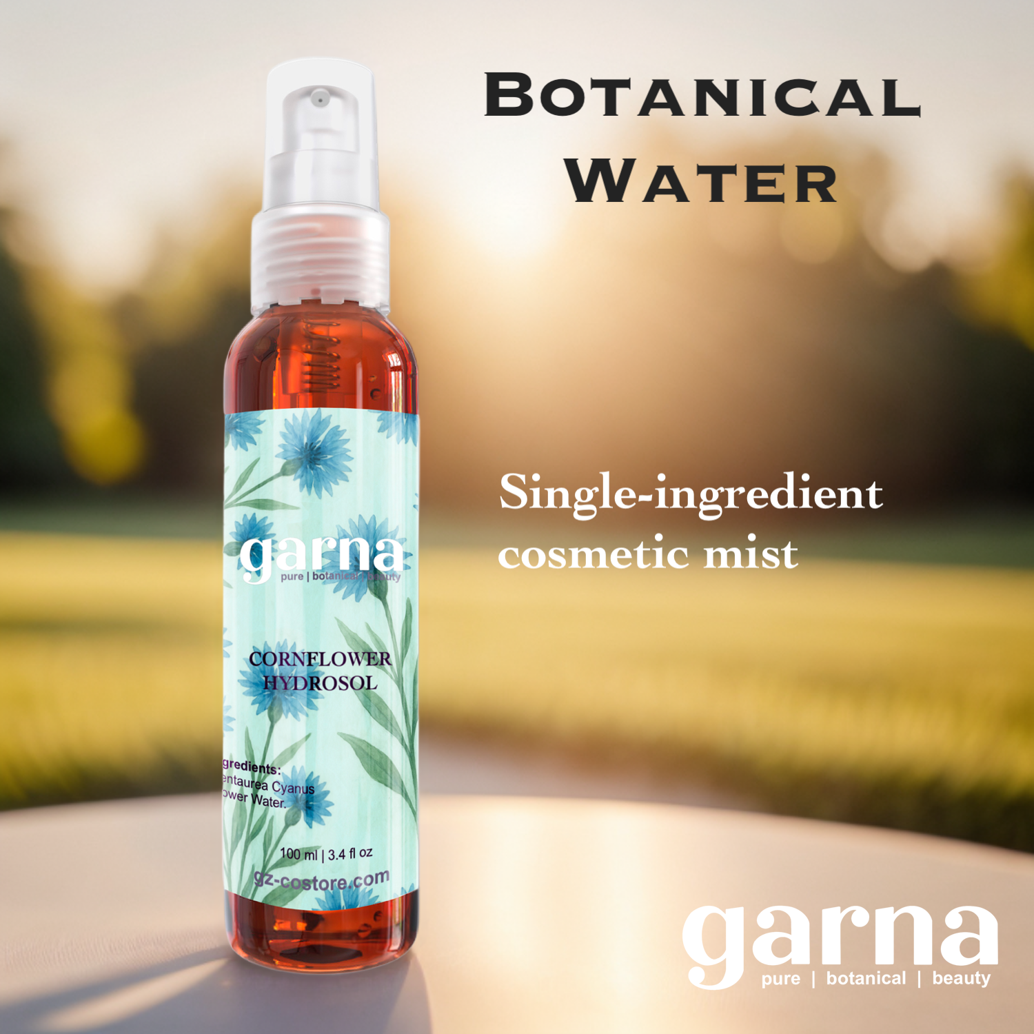 Cornflower Hydrosol by Garna – hydrosol floral water