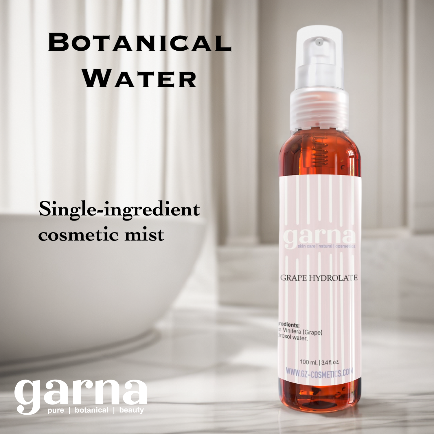 Grape Hydrosol by Garna – hydrosol floral water