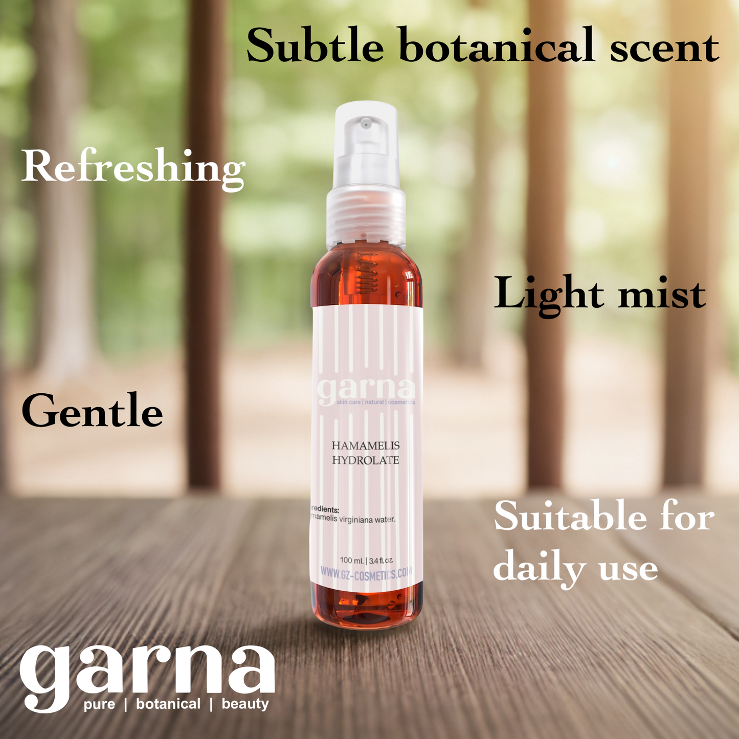 Witch Hazel Hydrosol Mist by Garna – hydrosol mist, photo 3