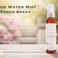 Garna Rose Water Spray 3.4 fl oz: Hydrating Face Toner & Hair Mist