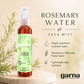 Rosemary Water 100 ml Hydrosol Mist by Garna – light botanical mist for face and hair