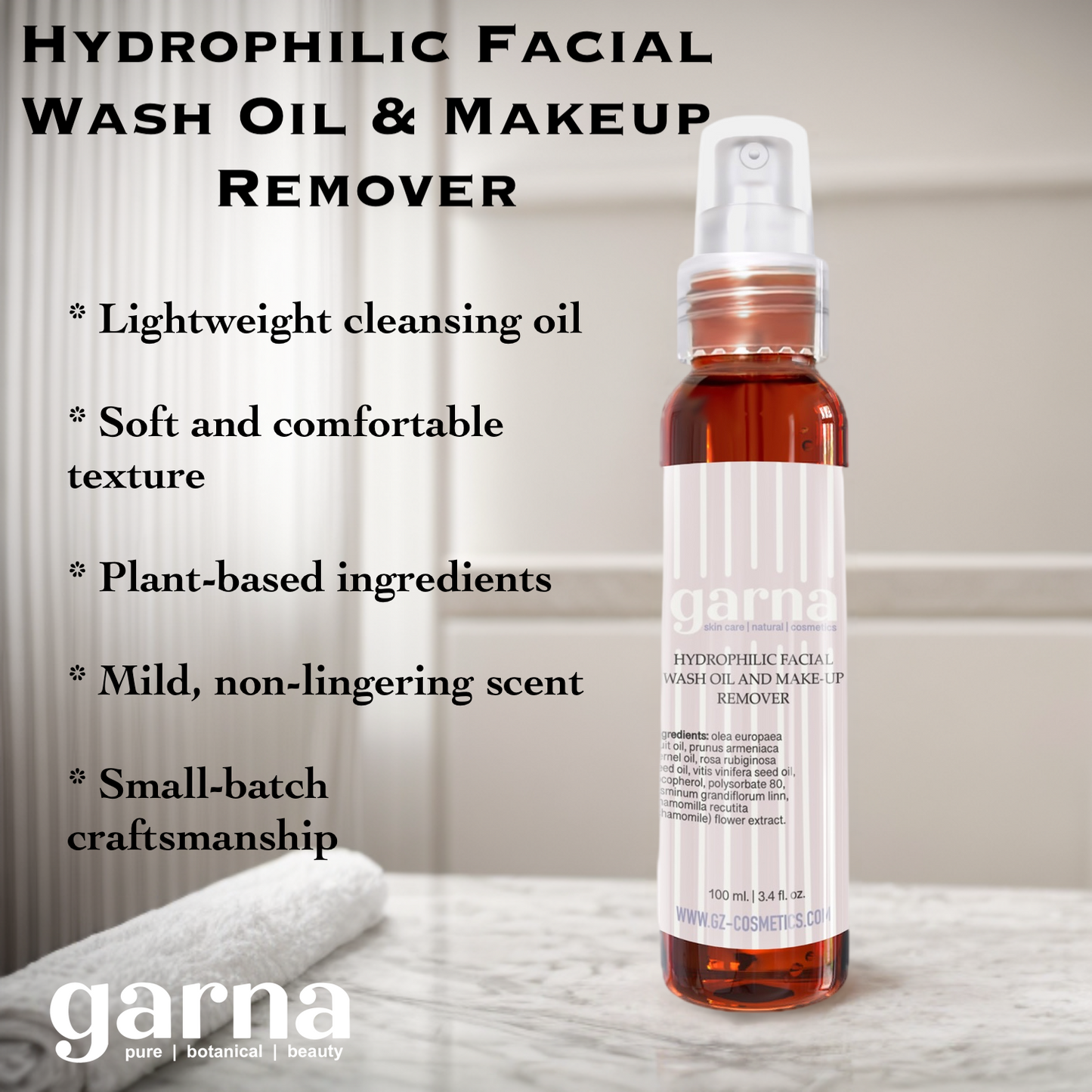 Hydrophilic Cleansing Oil by Garna – cleansing oil, photo 2
