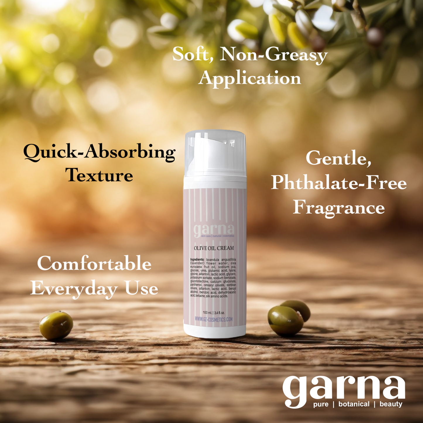 Olive Oil Face Cream by Garna – face cream, photo 3