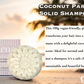 Coconut Paradise Shampoing Solide Lissant Garna 100g | Soins capillaires végétaliens et à base de plantes | Idéal pour les cheveux normaux et secs | Choix écologique