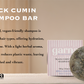 Garna Black Cumin Solid Shampoo Bar - 100g/3.5 oz, Natural, Vegan, Eco-Friendly, 50+ Washes