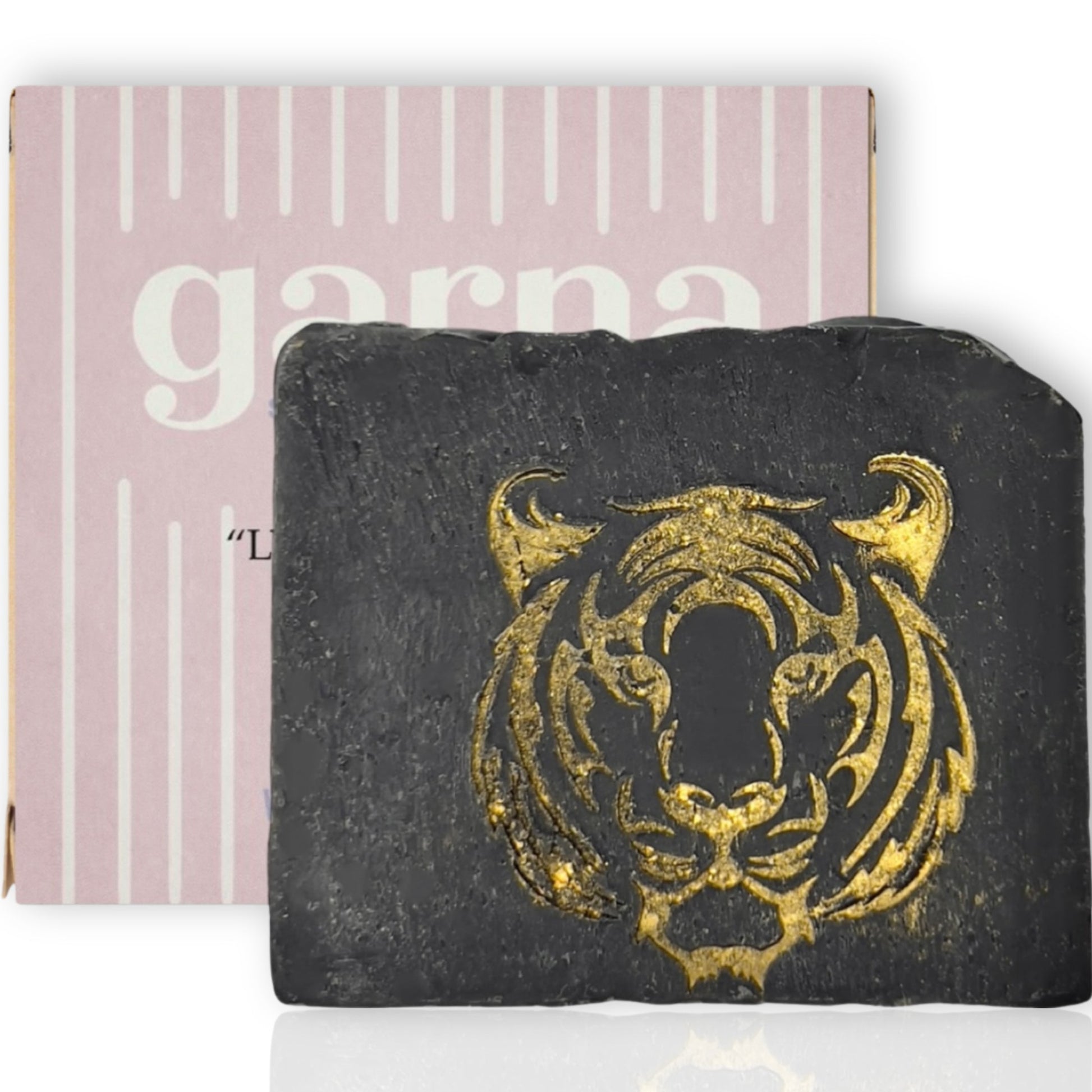 Charcoal Soap Bar by Garna, handmade bar soap – clean, fresh scent, photo 1