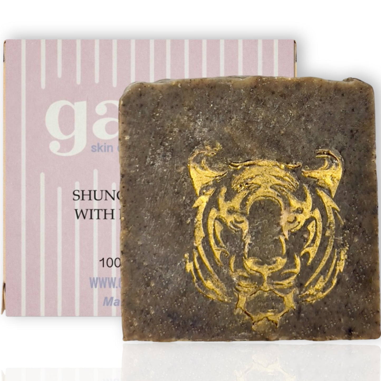 Garna Shungite with Black Cumin Soap Bar 3.5 oz: Exfoliating Scrub with Black Seed Oil